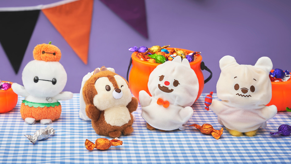 ディズニーストア　うるぽちゃちゃん　7つセット ディズニーストア」ぬいぐるみシリーズ「うるぽちゃちゃん」に
