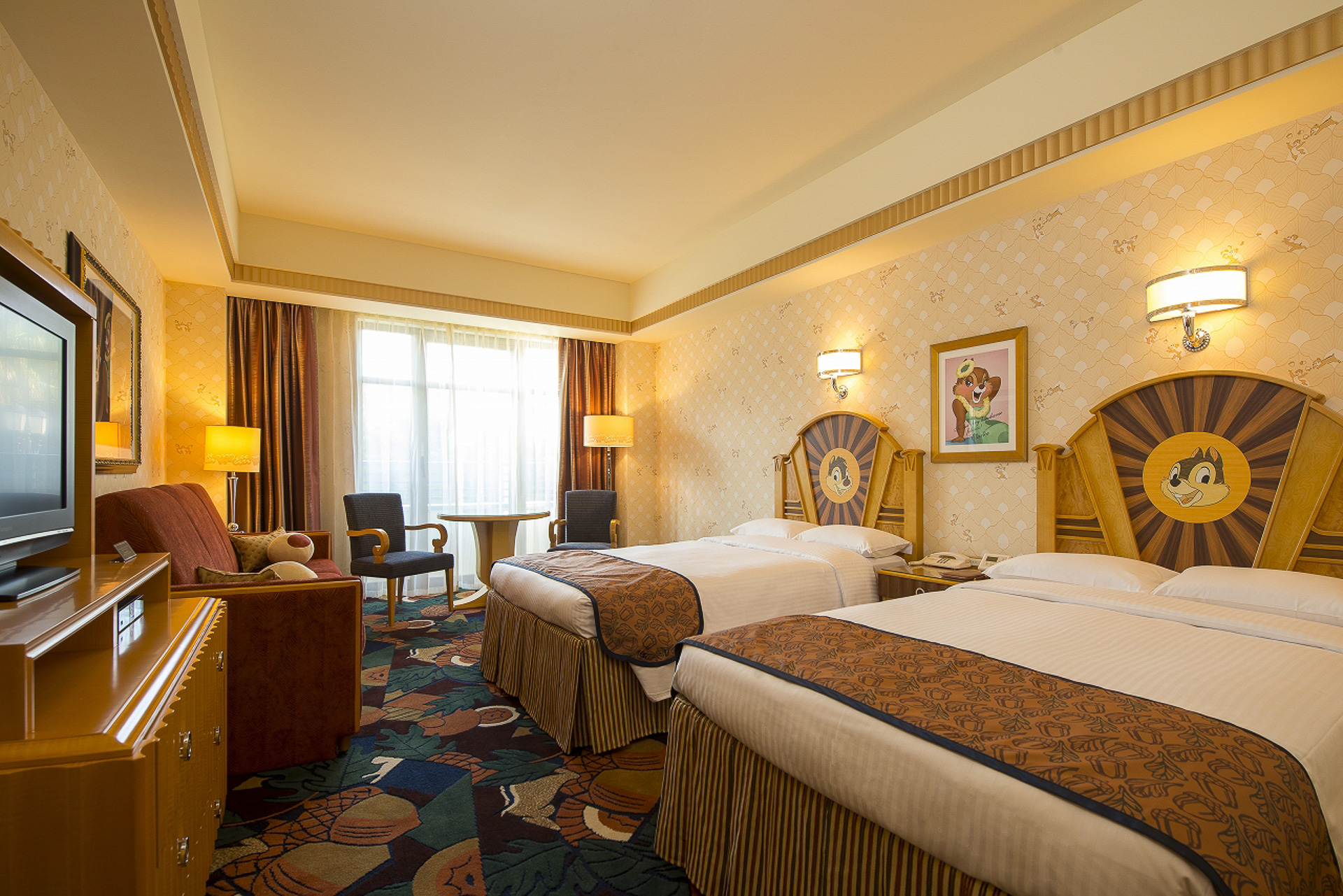 ディズニーアンバサダーホテル「チップとデールルーム」