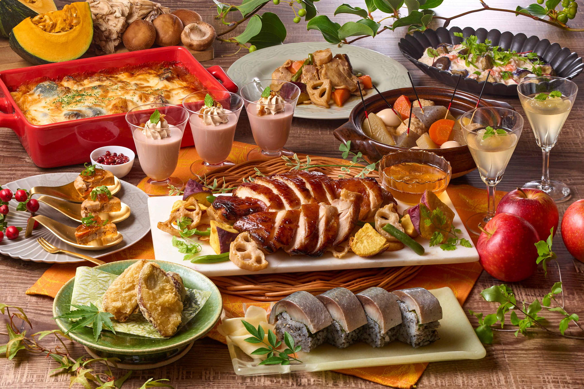 大江戸温泉物語は秋・冬のバイキングを開始