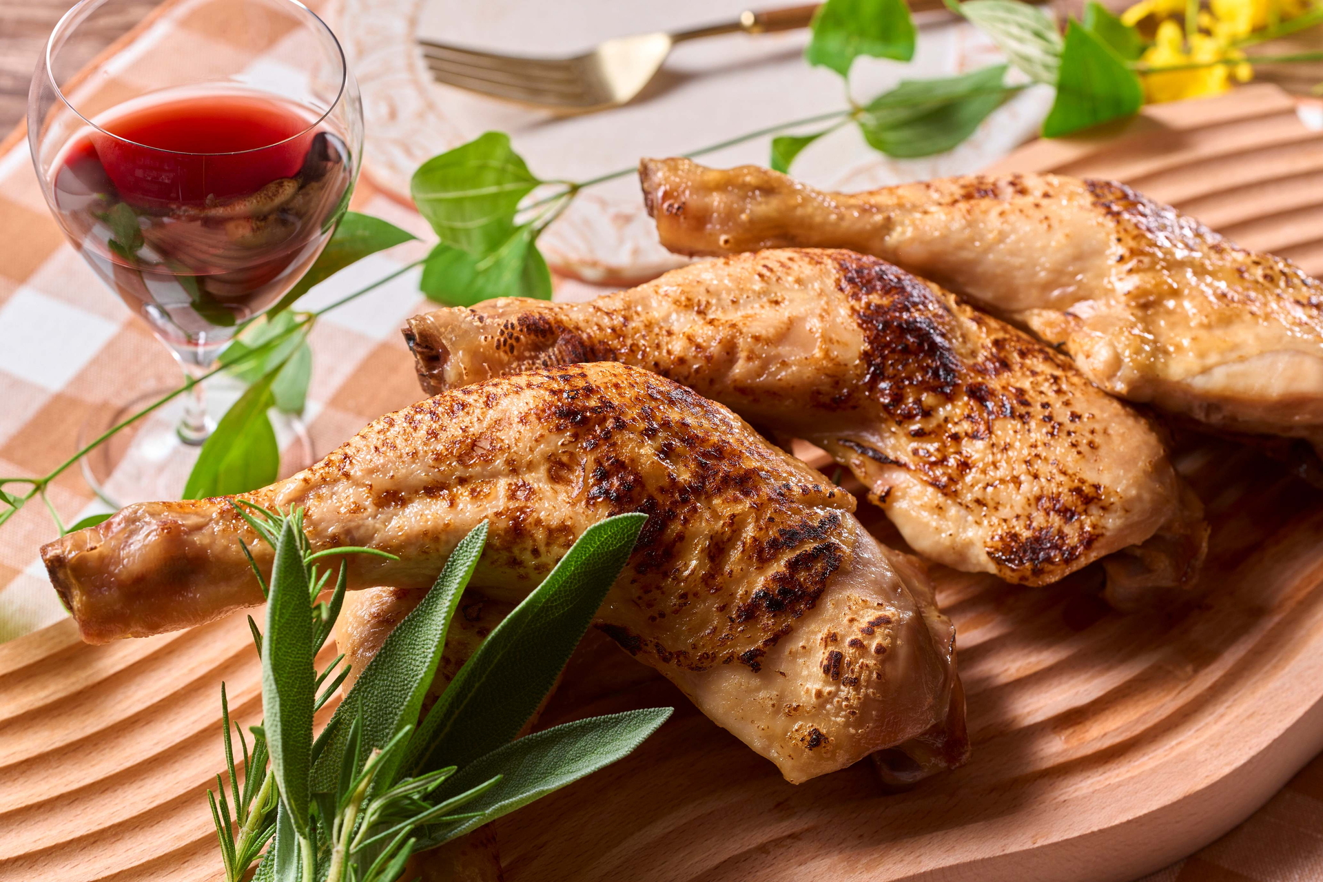 骨付き鳥のオーブン焼き