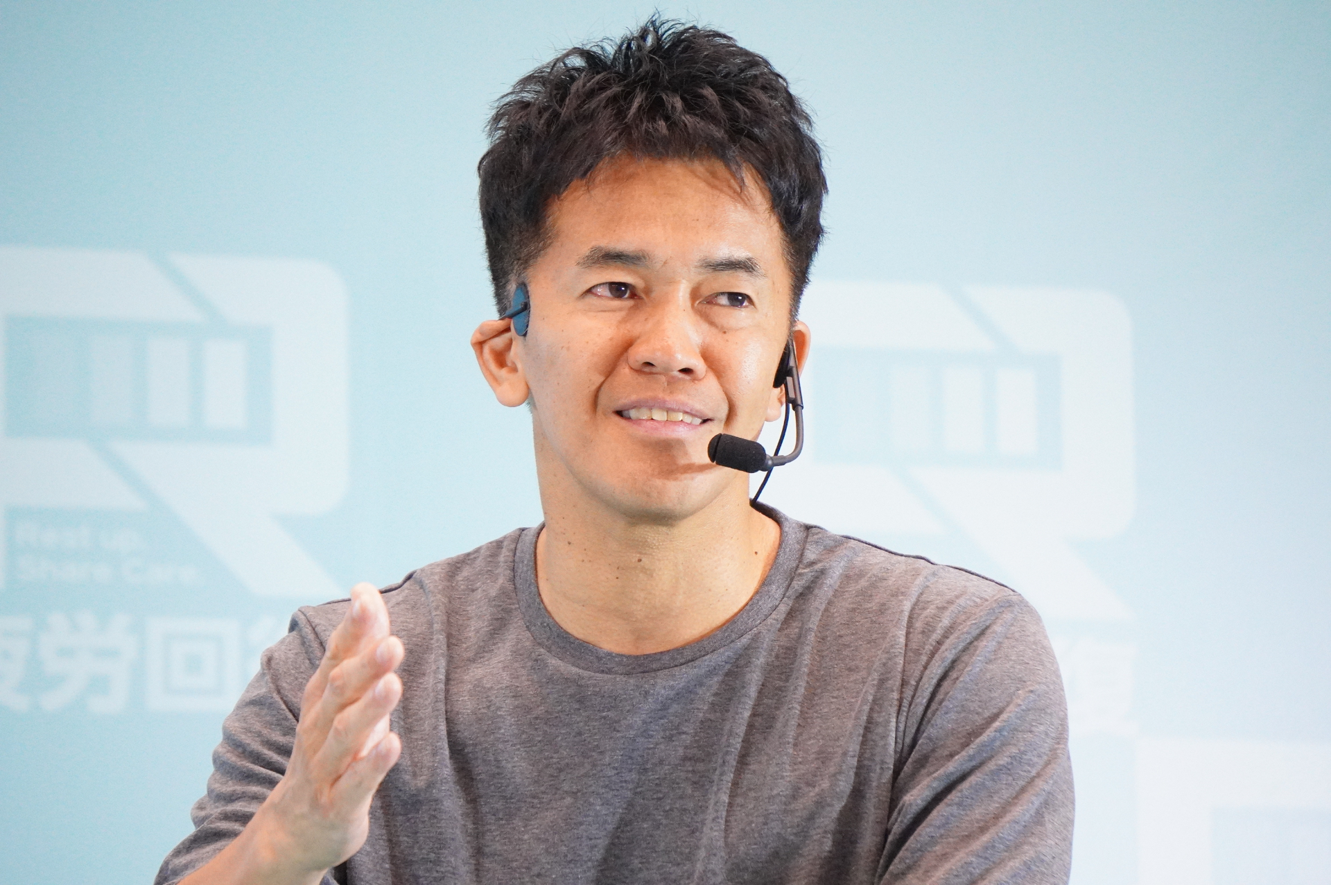 MEDIHEALのブランドアンバサダーに起用された武井壮。「日ごろから自分の身体をケアして、いいコンディションを保っているからこそのオファーだったと思う」と喜びを語った