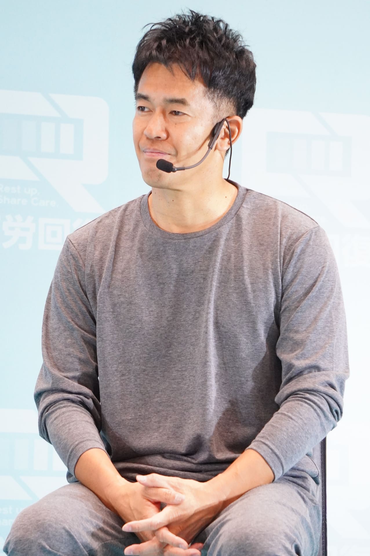 モンゴル旅行での1枚。動きやすさと、動いたときの肌触りがよかったと、武井さんならではの感想