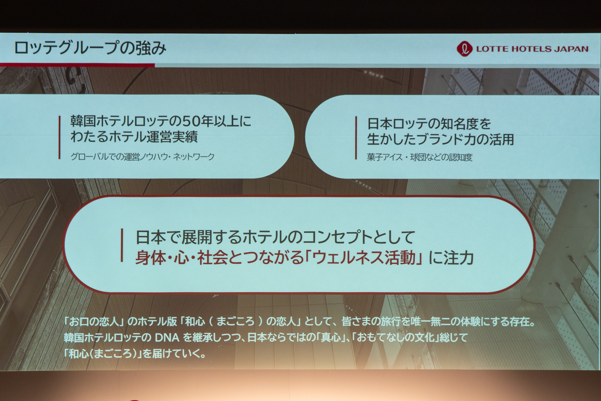 福井社長の示したスライド