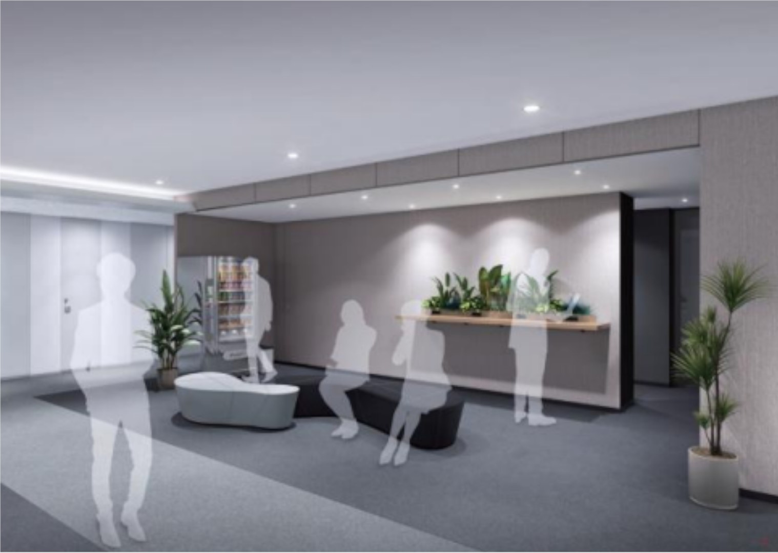 共用部にはオフィスラウンジも