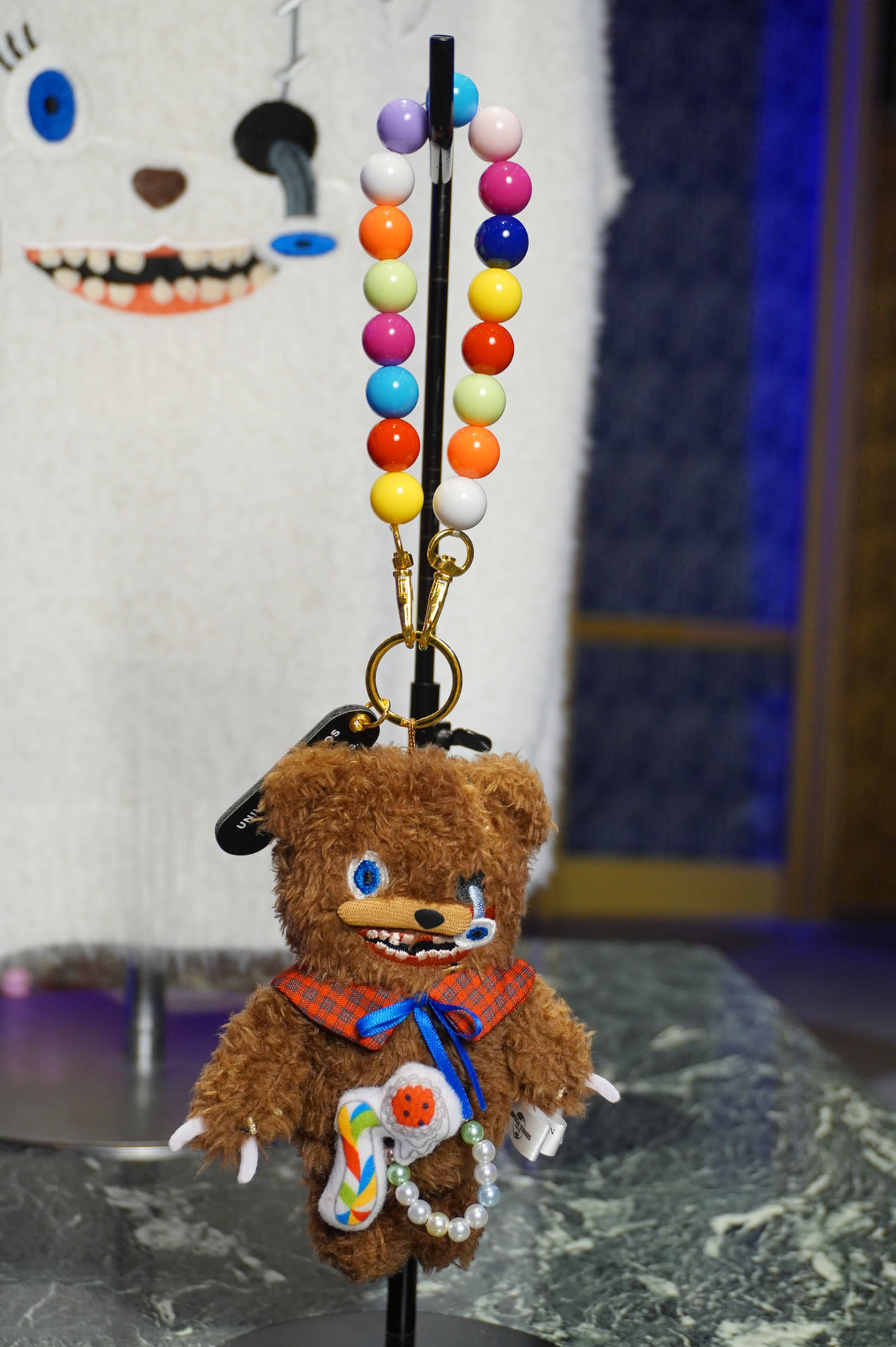 ストラップ付きマスコットキーチェーン ハミクマ