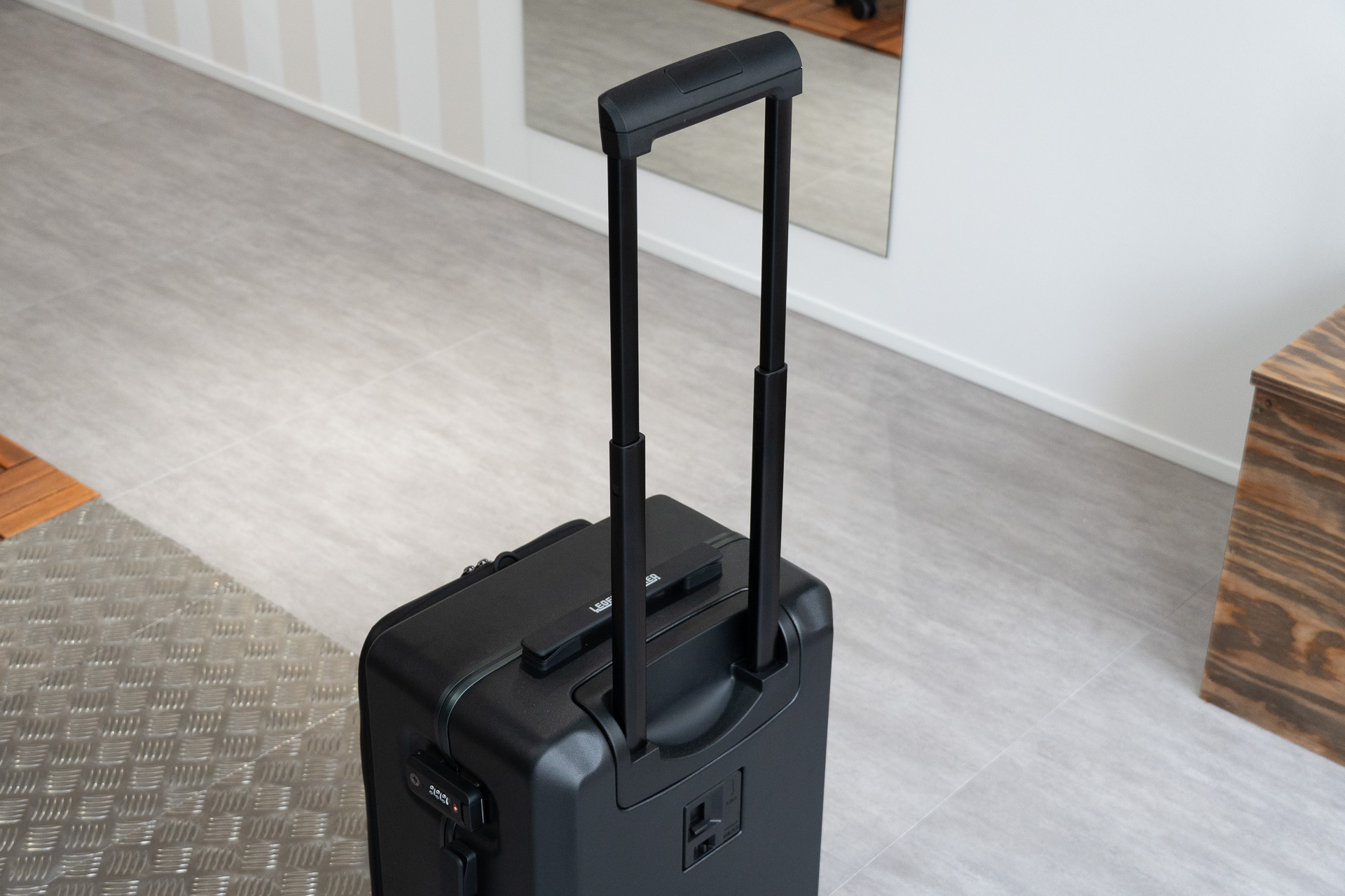 かなり細かく位置を調整できるキャリーバー