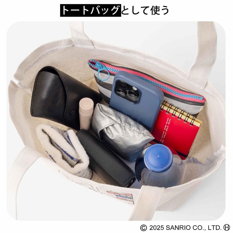 【レア】ハローキティ ドジャース 2点セット　新品クリアポーチ　トートバック ハローキティ付録が発売中！】トートバッグ＆保冷ポーチはセット
