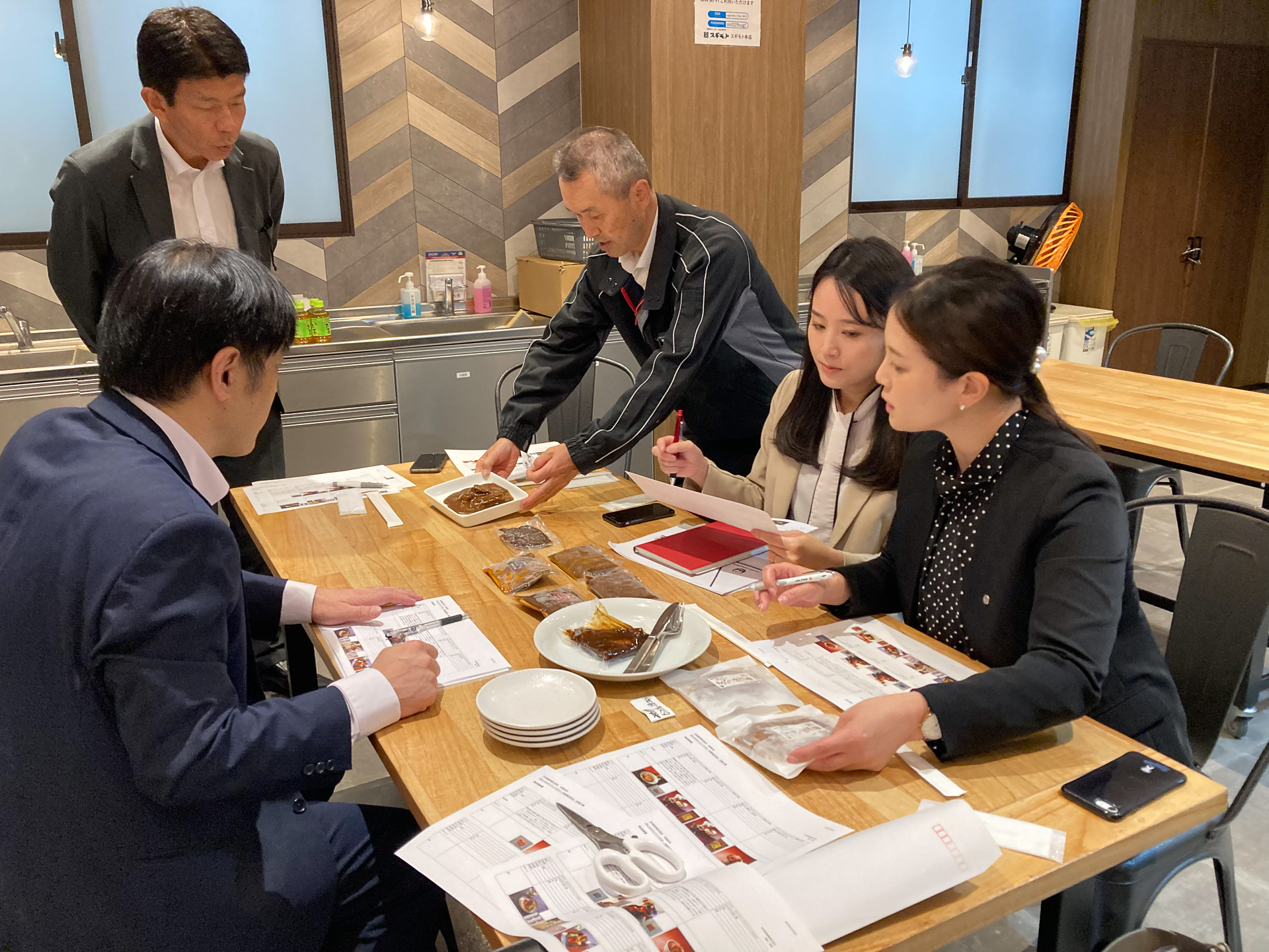 打ち合わせの様子