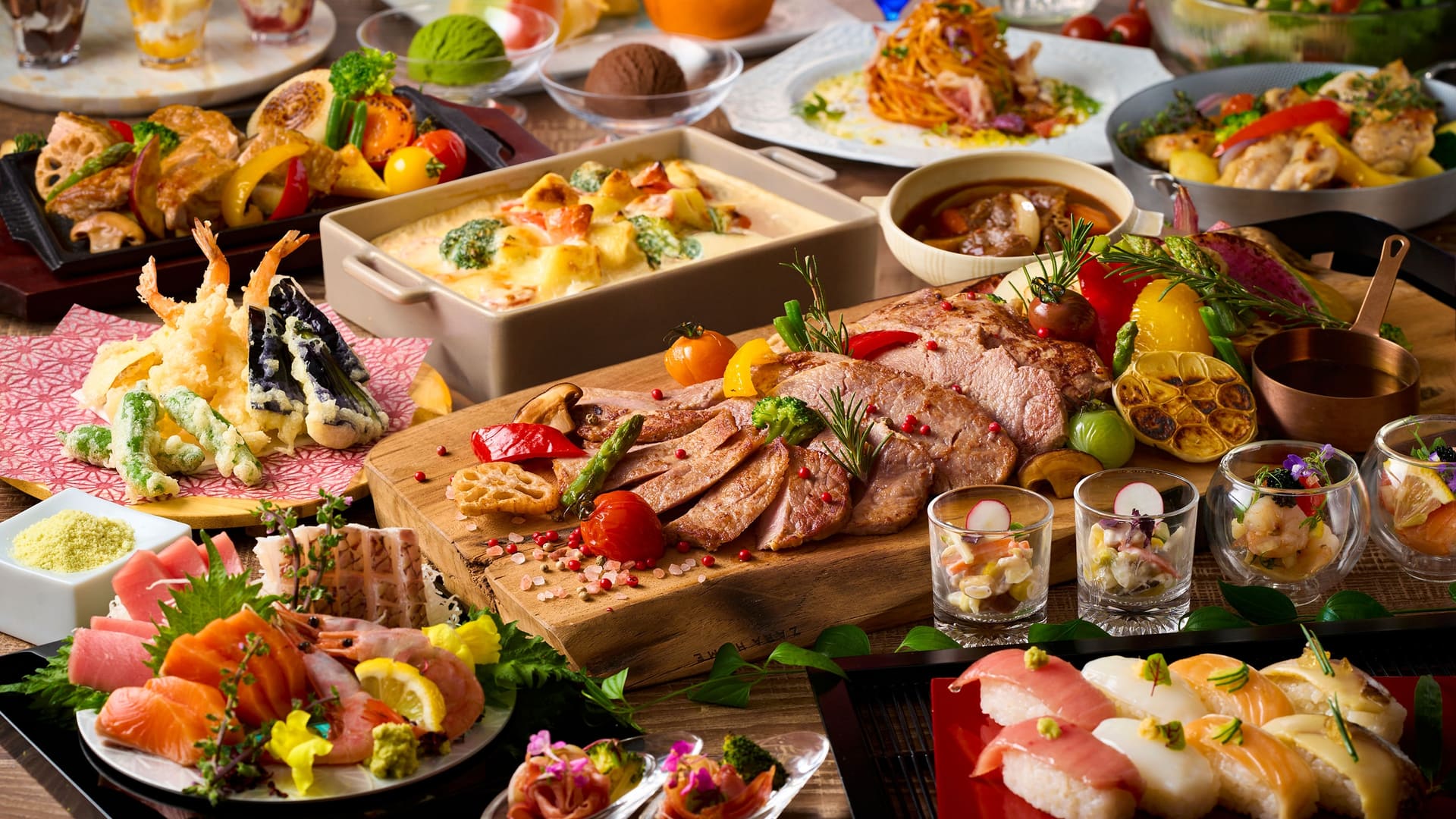 レストランもリニューアルしてご当地グルメが豊富な豪華バイキングにパワーアップ