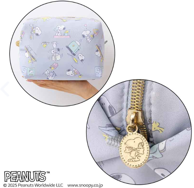 ファスナー引手もスヌーピーデザイン