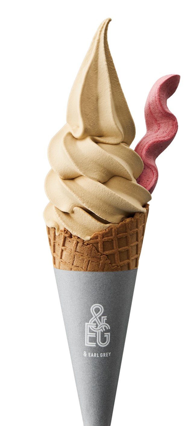 ソフトクリーム アールグレイリッチミルク（660円）