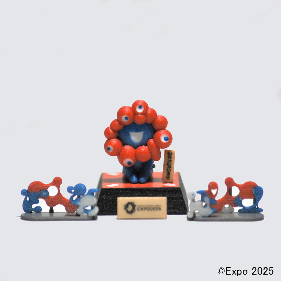 ミャクミャク　フィギュア３種セット EXPO2025 ミャクミャク ミニミニフィギュア 3体セット | 2025