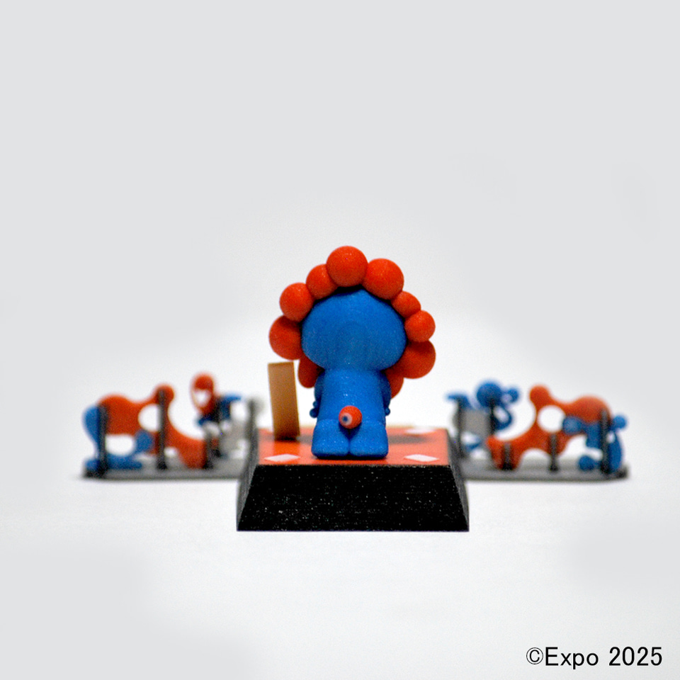 ミャクミャク フィギュア　可動式　バンダイ ミャクミャク 可動式フィギュア BANDAI S H Figuarts フィギュ