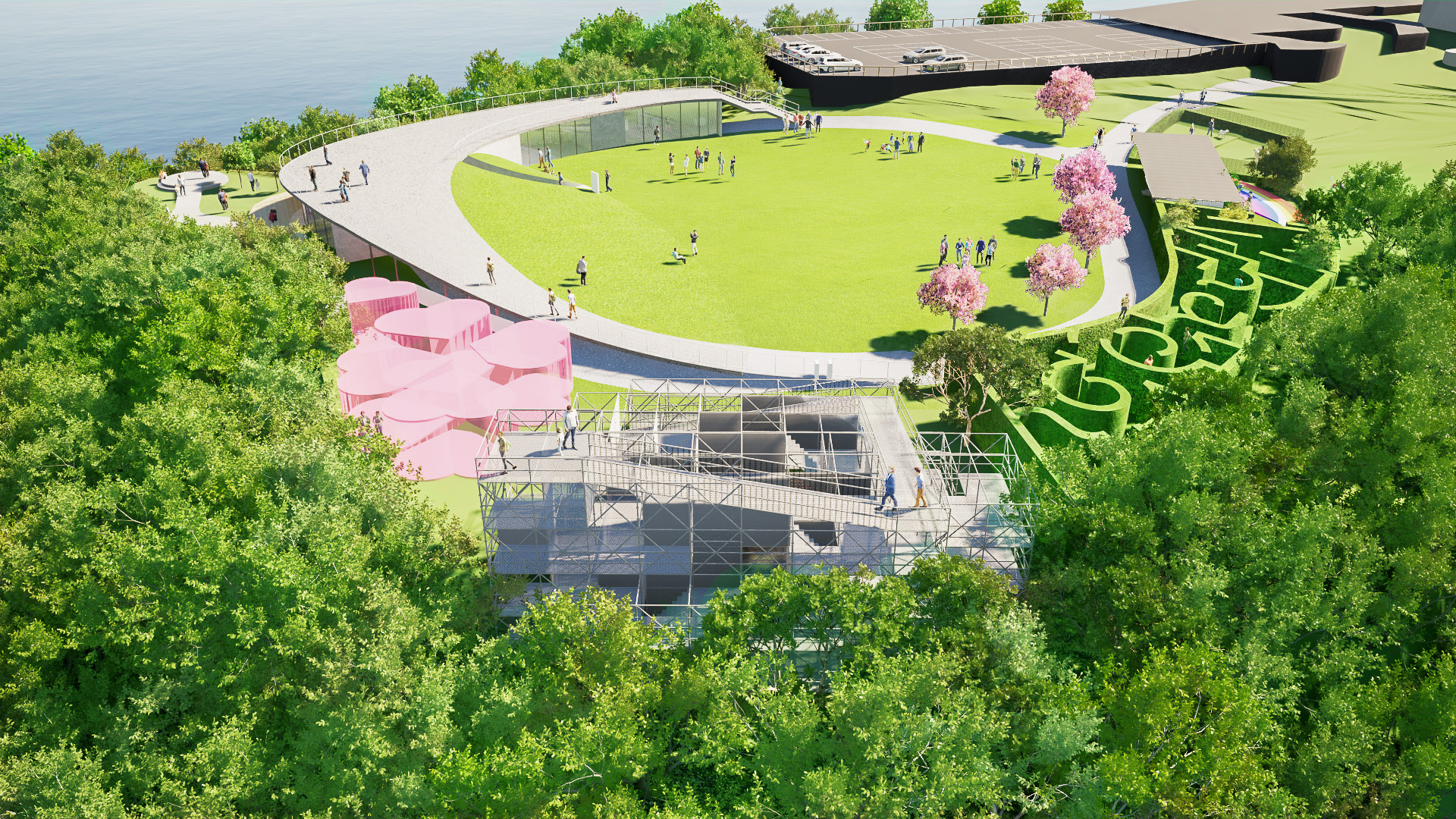 東名高速道路のEXPASA浜名湖に複合型レジャー施設が開業する