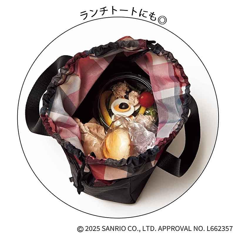 お弁当を入れて、いつものランチバッグとして使うのもアリ