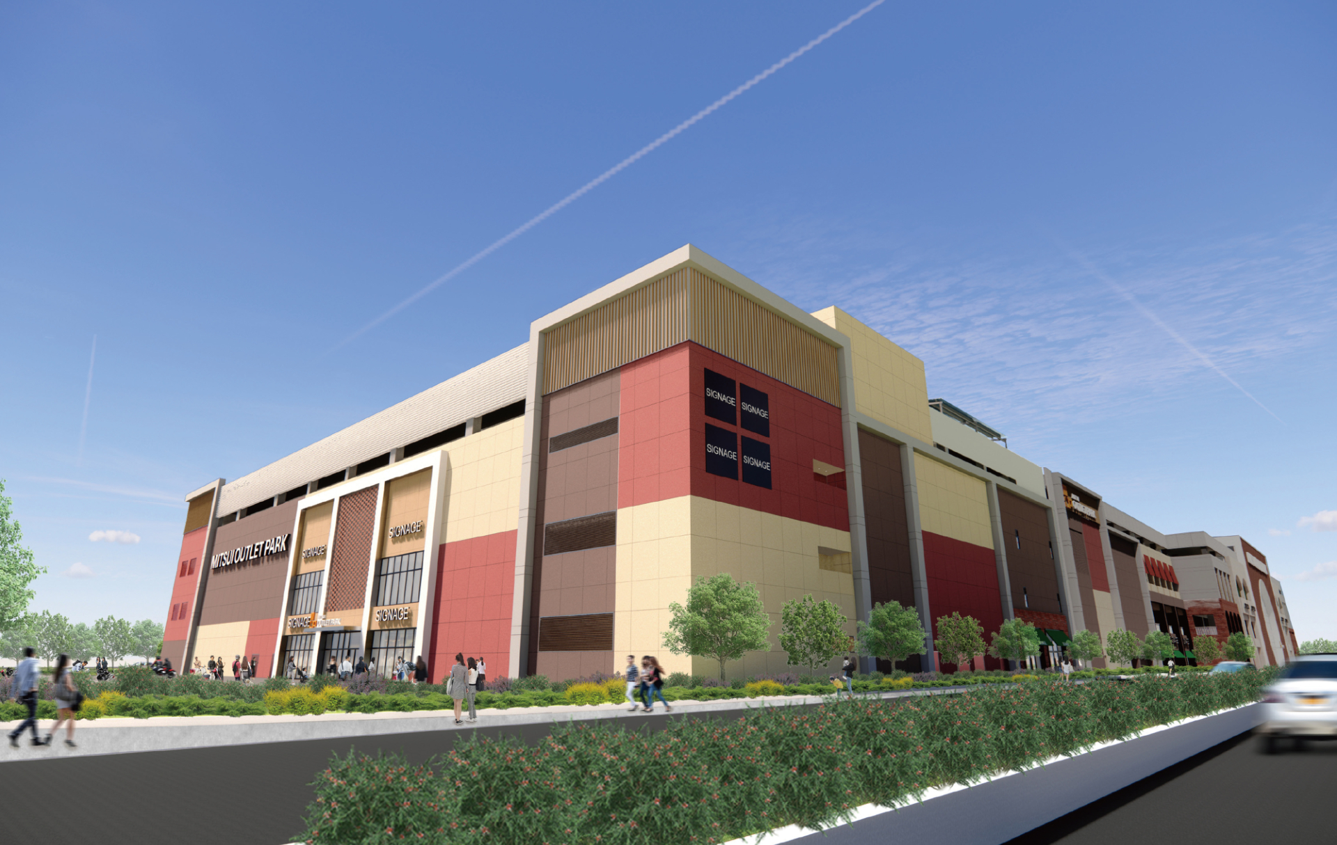 「三井アウトレットパーク 台南」第2期増床エリア2026年春に開業。新たに47店舗