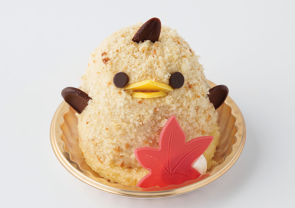 紅葉チョコを飾った華やかな見た目もポイント