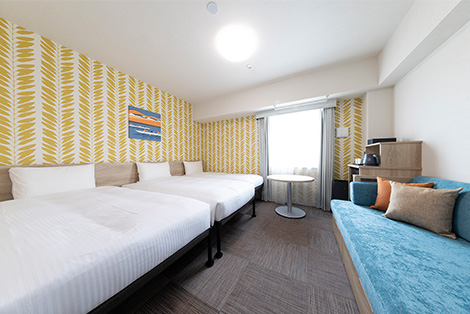 和モダンファミリールーム