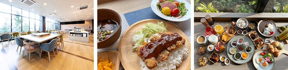 レストラン「加彩」で提供するモーニングビュッフェ