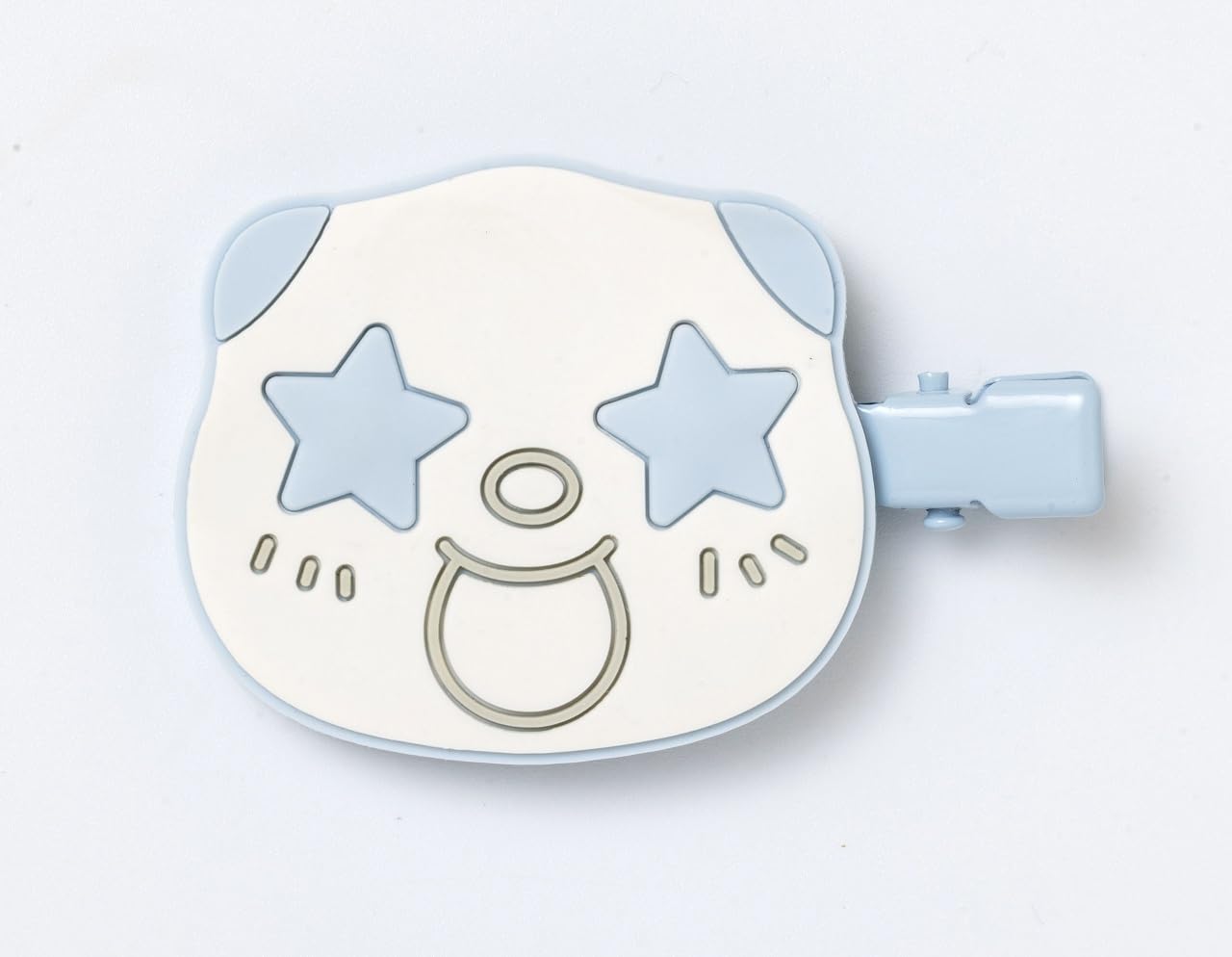 ヘアクリップはピンクとブルーの2種類入り