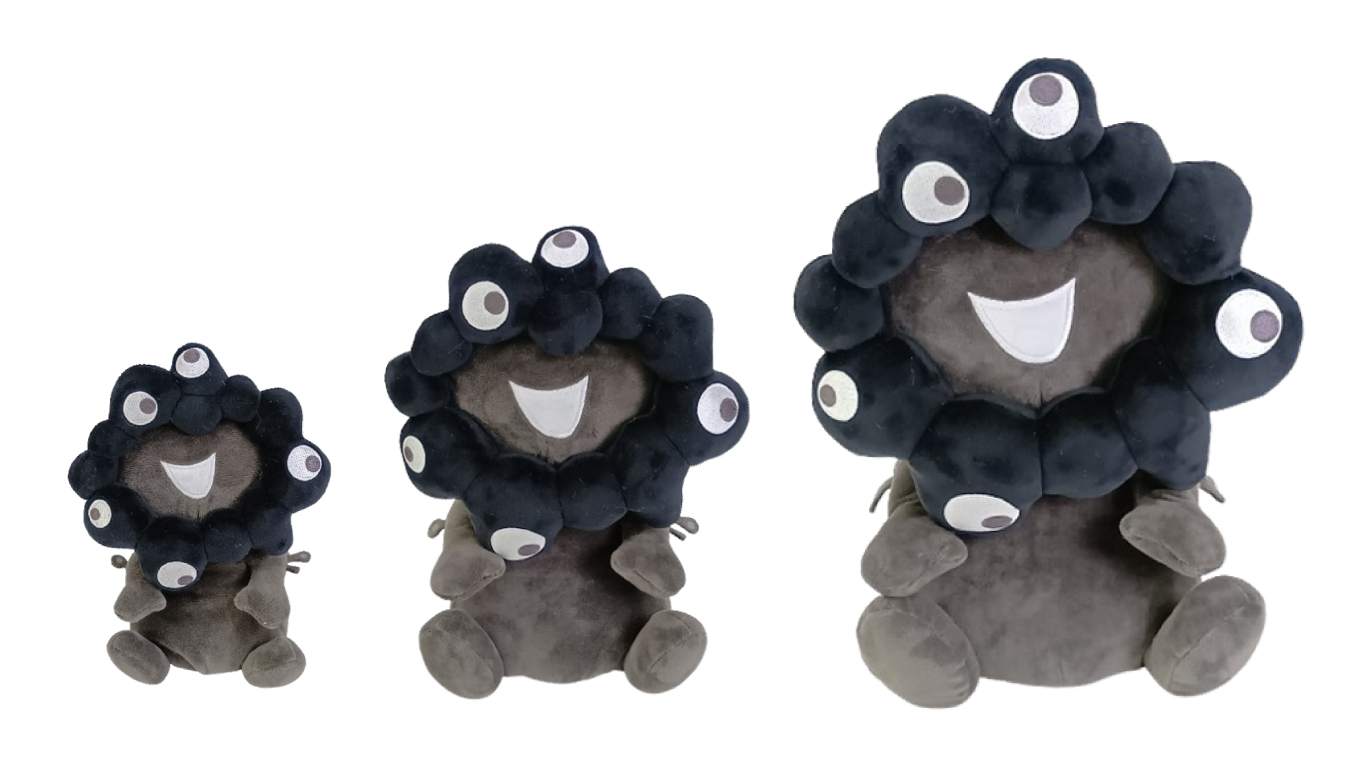 お手玉風ぬいぐるみ 黒ミャクミャクVer.