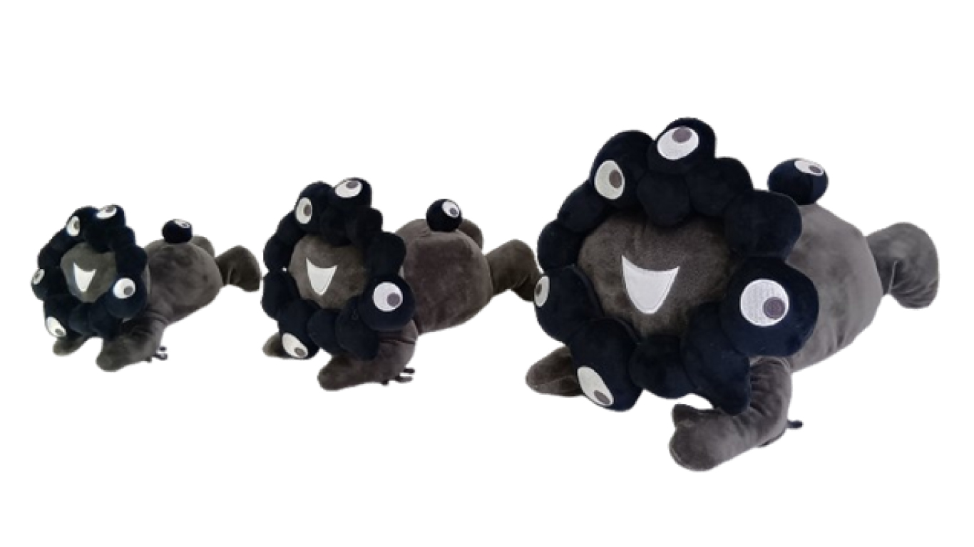這型ぬいぐるみ 黒ミャクミャクVer.