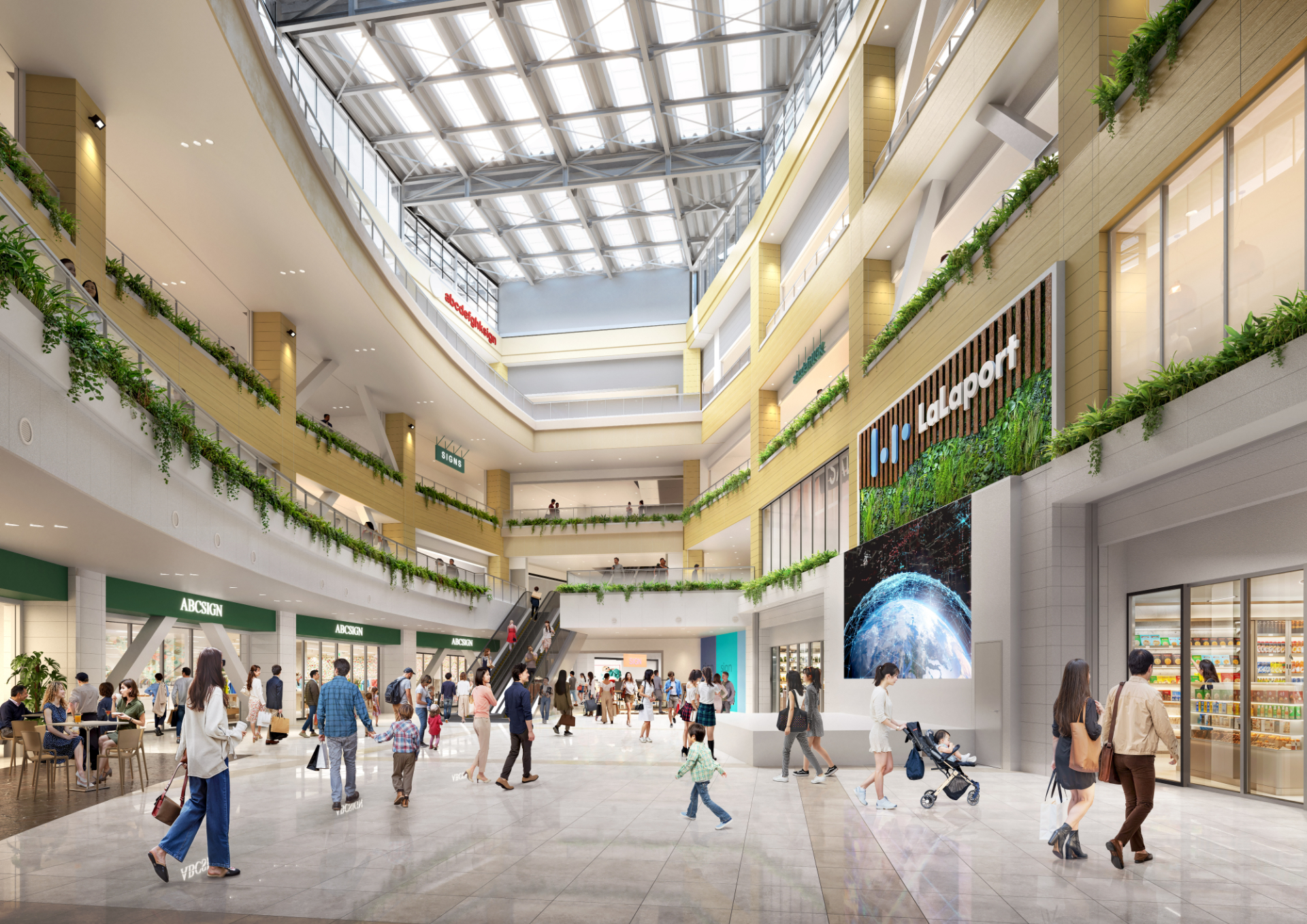 北館I期エリア開業に合わせ、ビビット南船橋は「三井ショッピングパーク ららぽーとTOKYO-BAY North Gate」へ名称変更