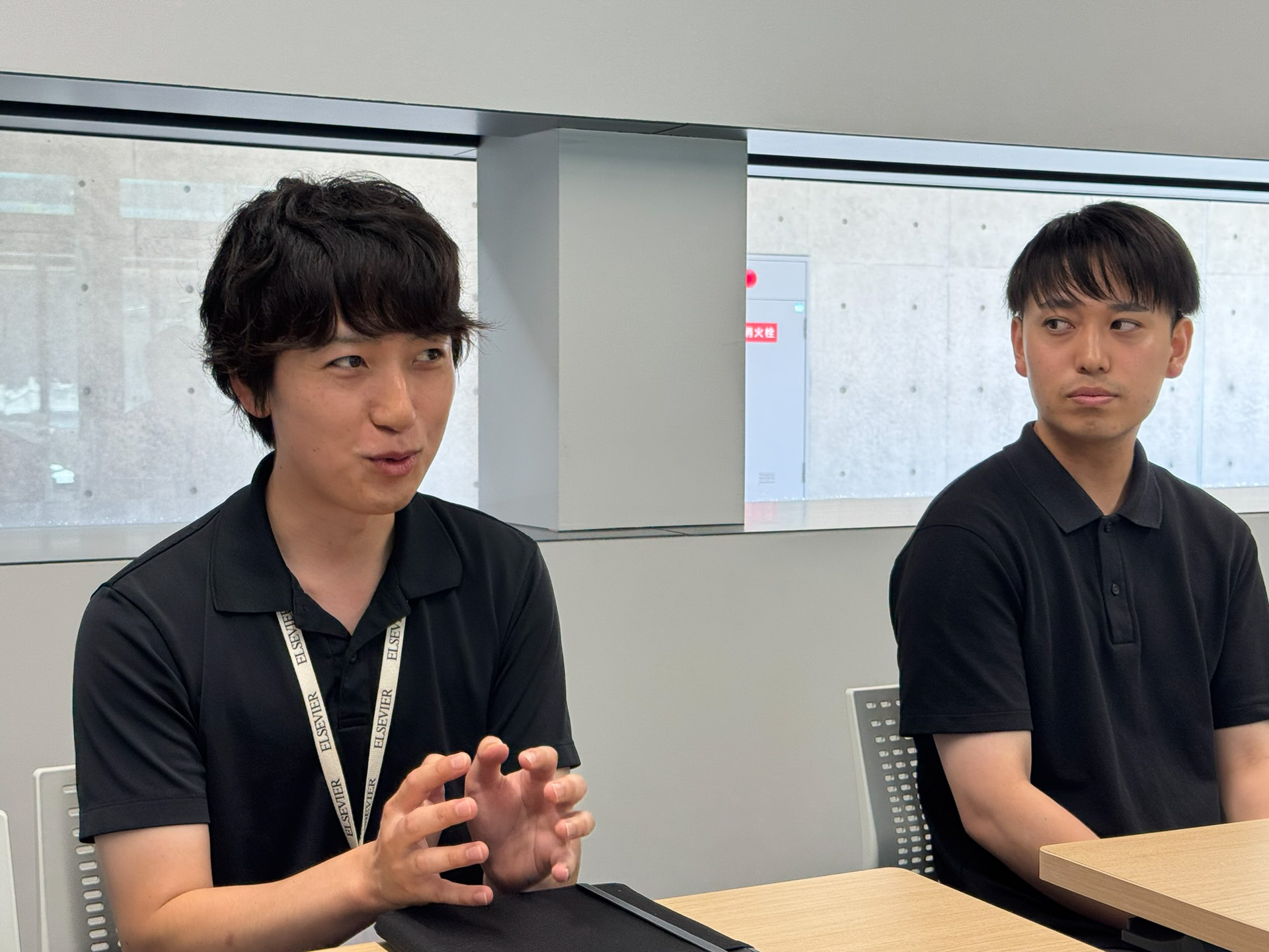 中島さん（左）、福地さん（右）