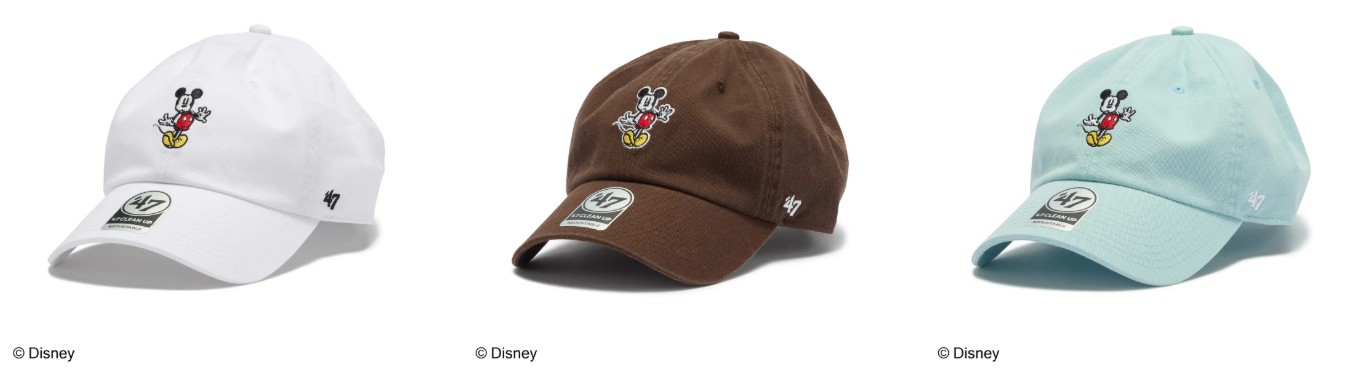 「'47 CLEAN UP」の商品一例（公式オンラインストア限定モデル）