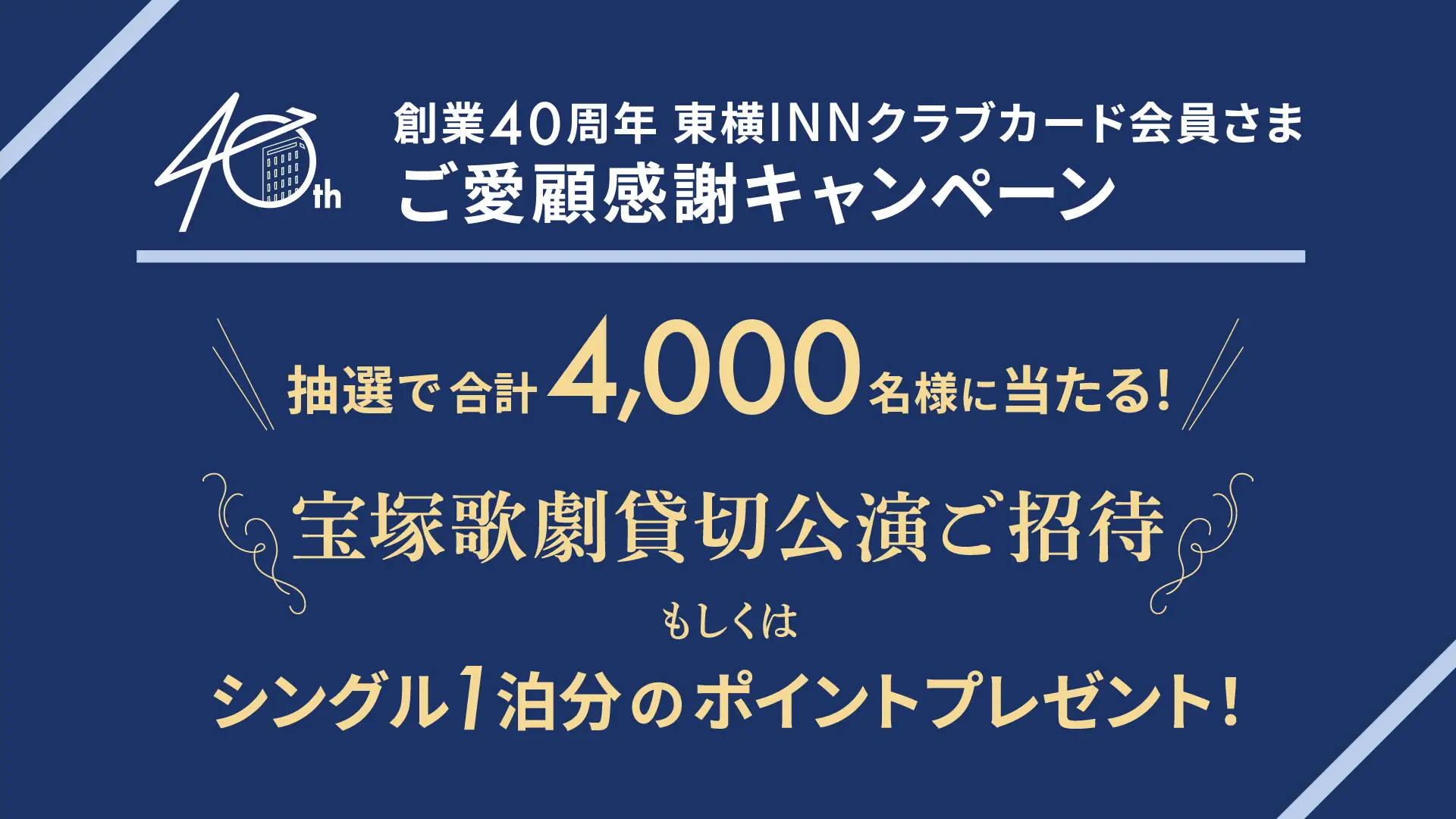 カード会員は宿泊でプレゼントのチャンス