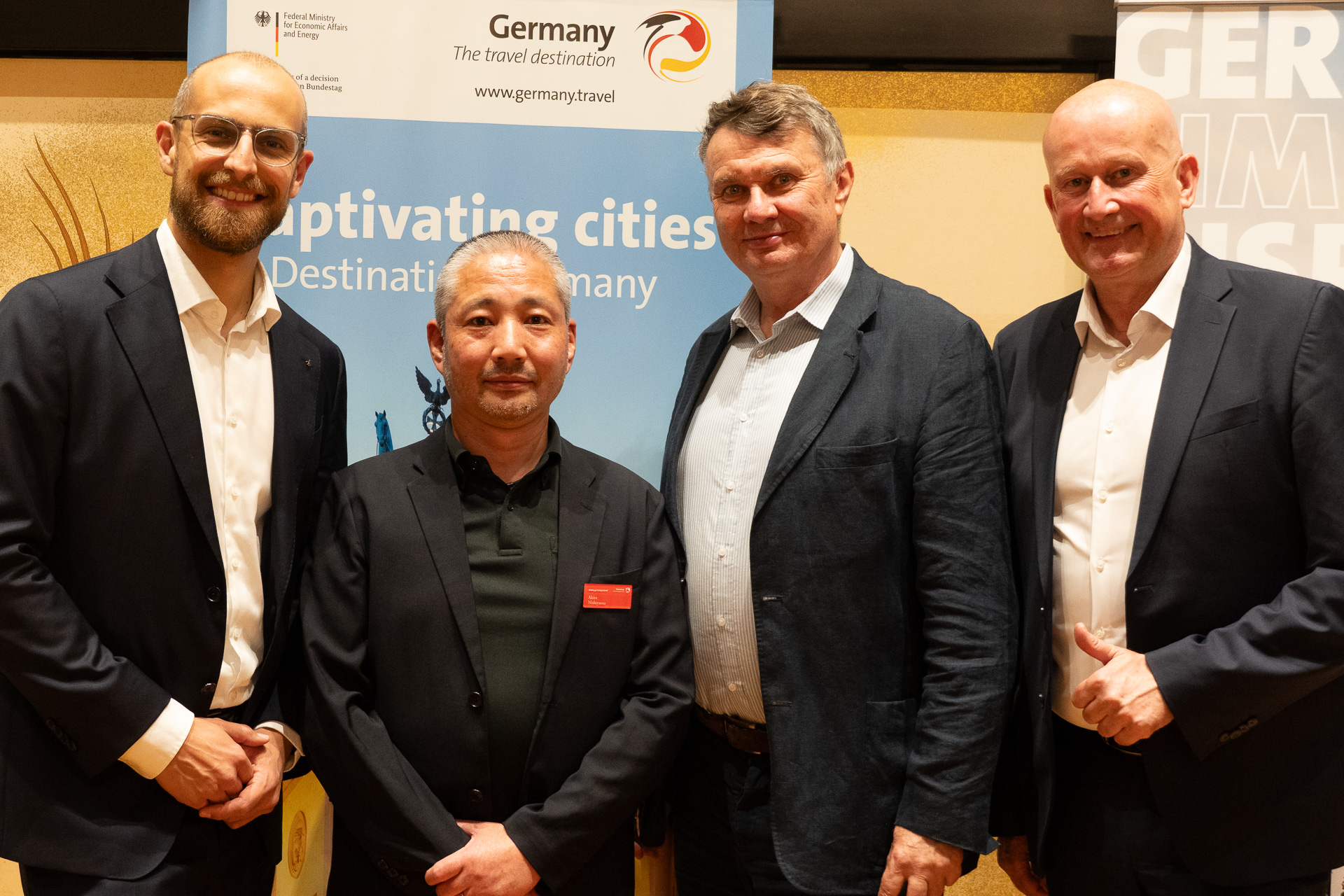 ドイツ観光局がベルリンの最新トピックを説明した。左から2番目はドイツ観光局 アジア地区統括局長 西山晃氏