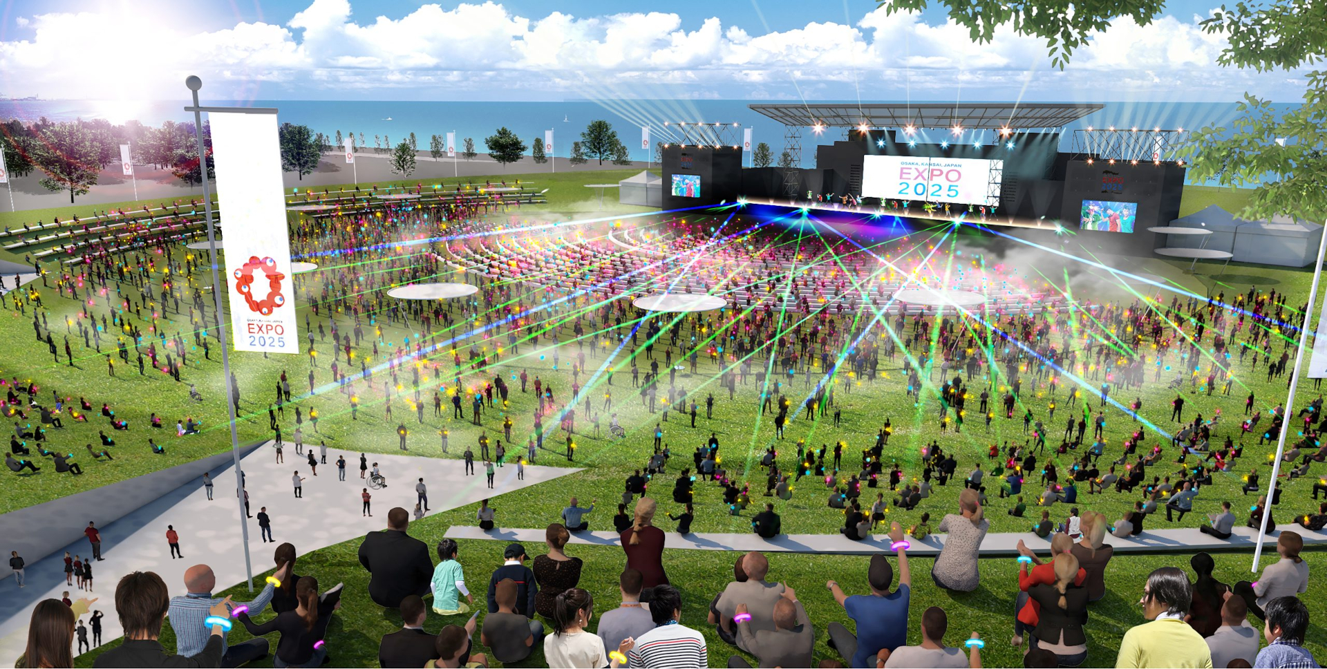 万博最終日にステージイベントを開催