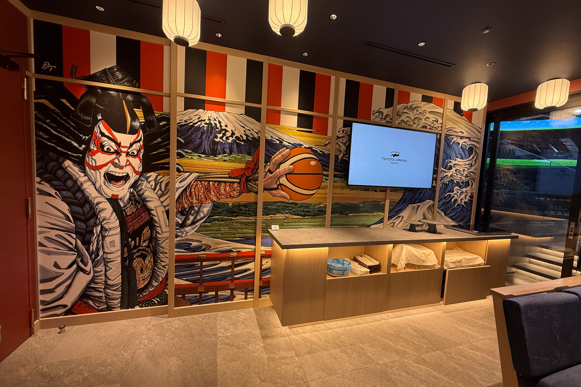 JAPAN AIRLINES TERRACE SUITEの「OEDO」（写真は8月28日の報道公開時）