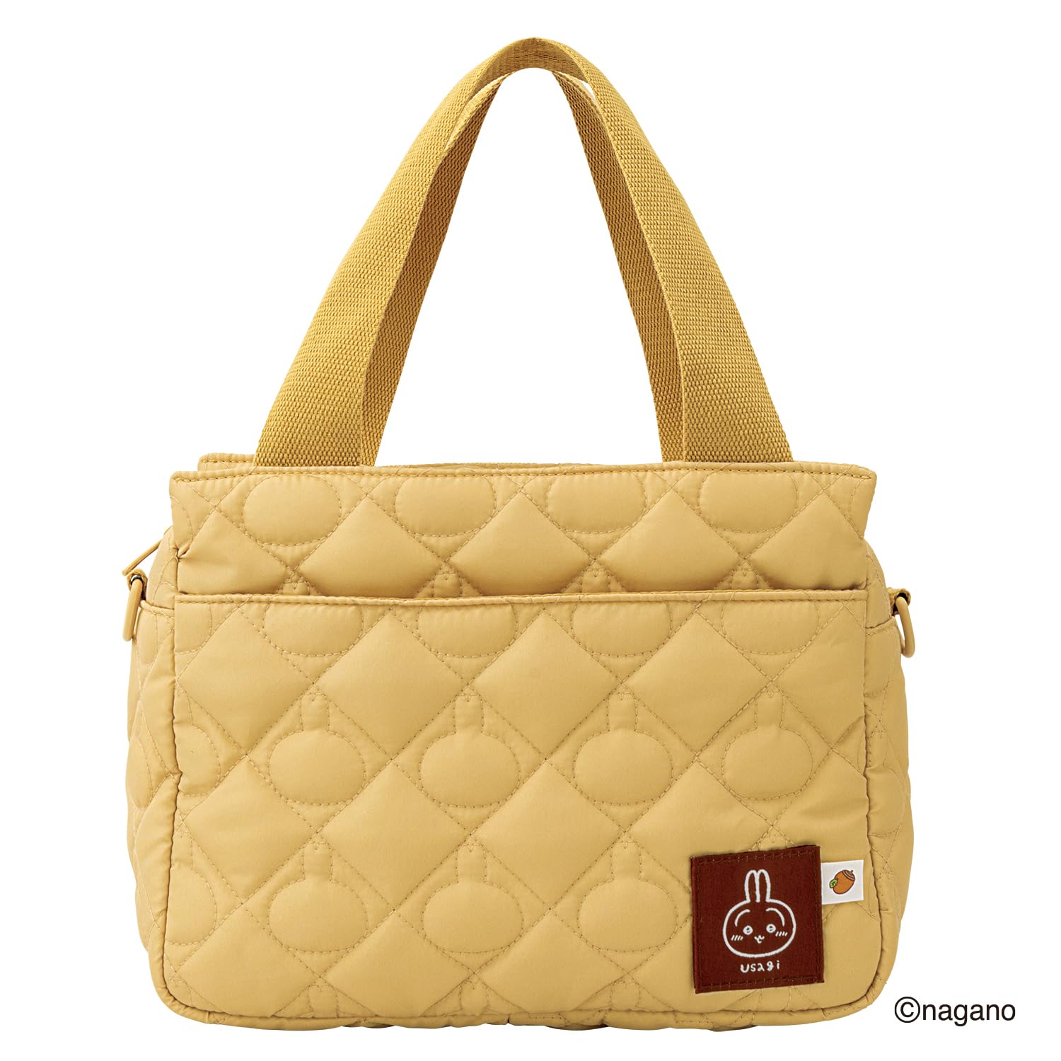 「CHIIKAWA 2WAY QUILTING BAG BOOK うさぎver.」。長さ調節＆取り外し可能なショルダーストラップ付き