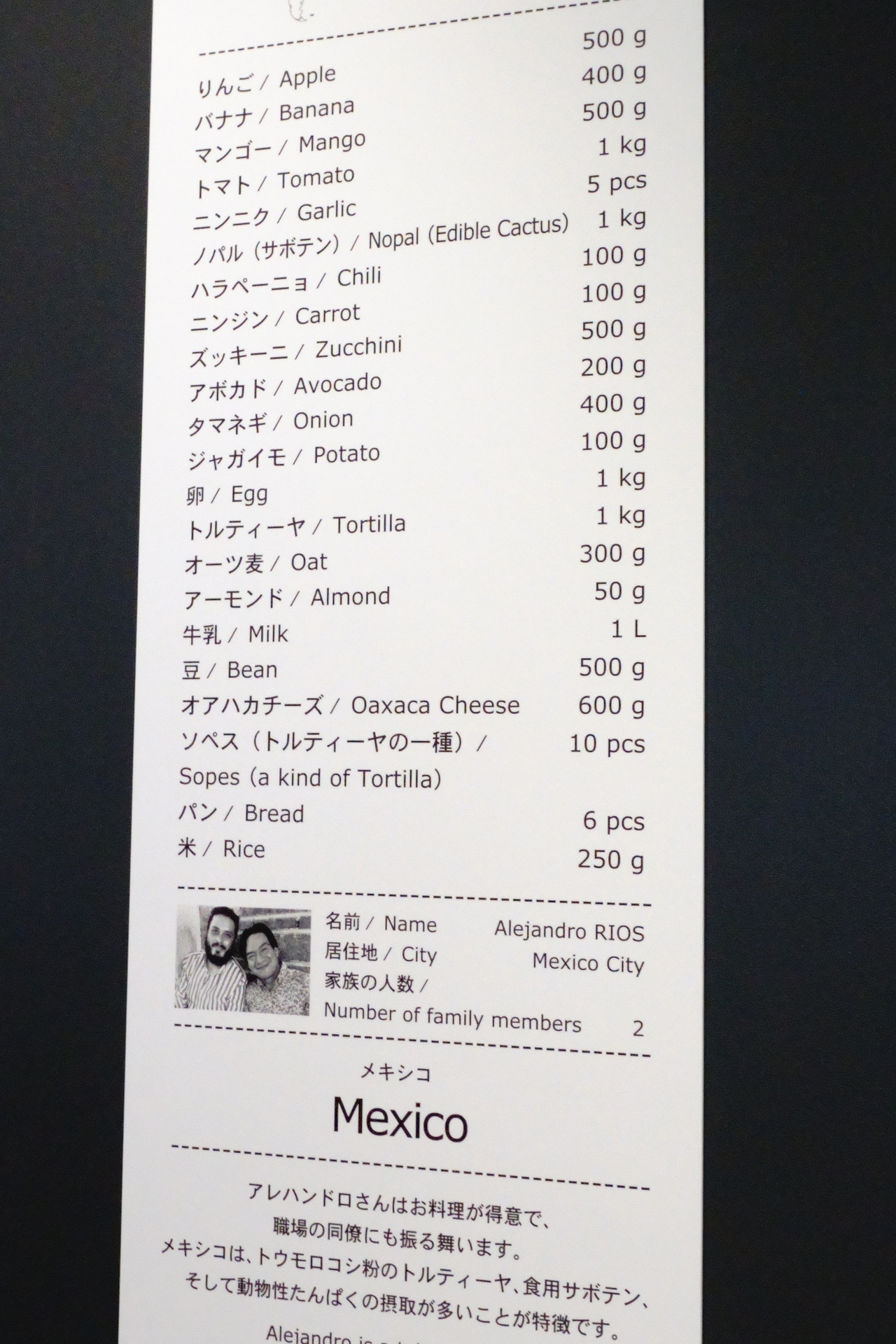 どの食材よりも味が気になる「ノパル」（食用サボテン）
