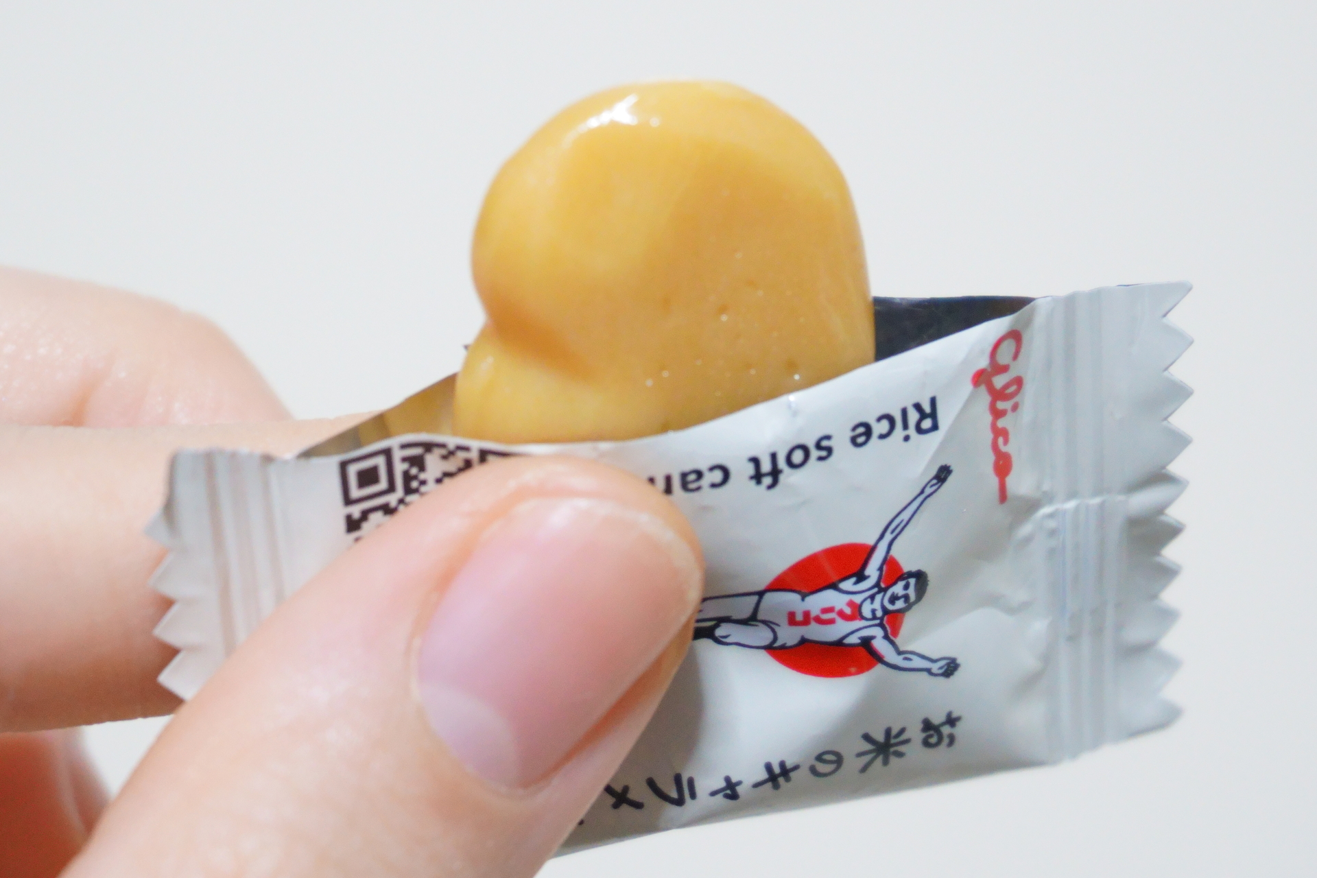 エピローグ鑑賞後には「お米のキャラメル」がもらえる。材料が米と砂糖のみなので、食感はしっかりキャラメル、味はだいたい甘酒