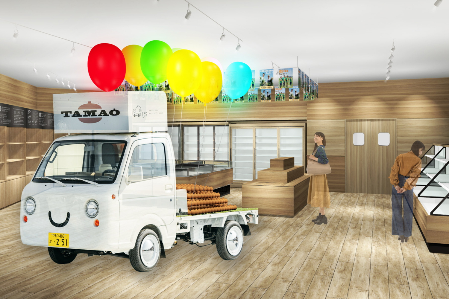 1000種類以上の島土産や120種類のオリジナルアイテムが購入できるショップ