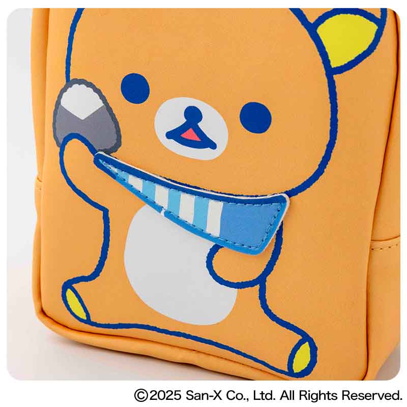 「LAWSON×San-X Characters キャラポーチBOOK リラックマver.」。サイズは約13×6×18cm（幅×奥行き×高さ）