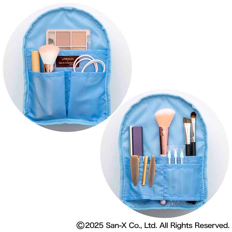 「LAWSON×San-X Characters キャラポーチBOOK リラックマver.」。サイズは約13×6×18cm（幅×奥行き×高さ）