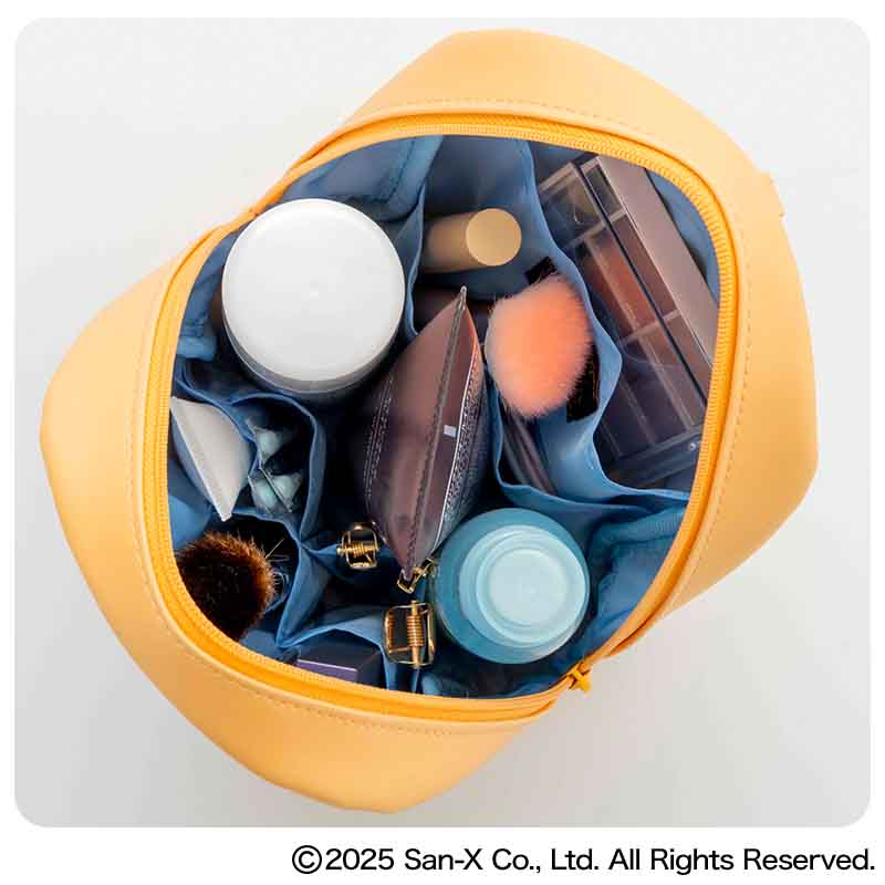 「LAWSON×San-X Characters キャラポーチBOOK リラックマver.」。サイズは約13×6×18cm（幅×奥行き×高さ）