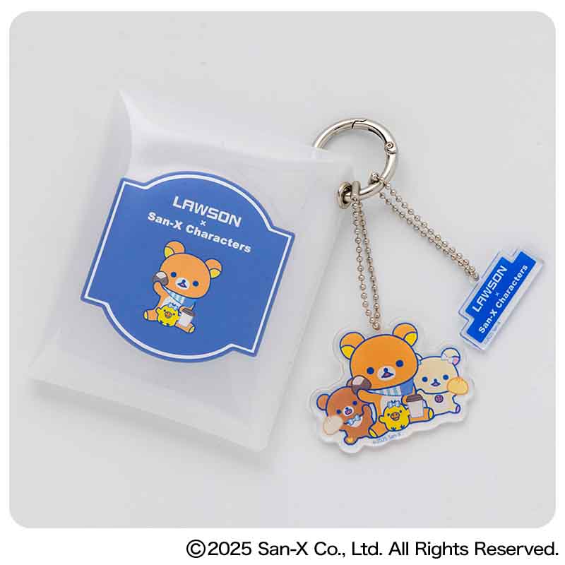 「LAWSON×San-X Characters チャーム付きクリアポーチBOOK リラックマver.」