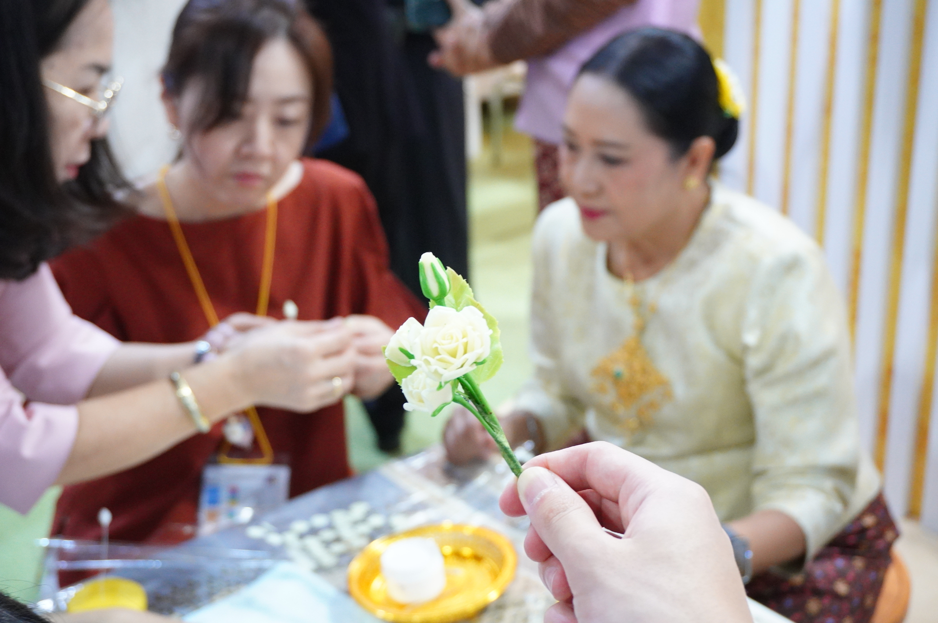 「粘土ピンバッジ」作り