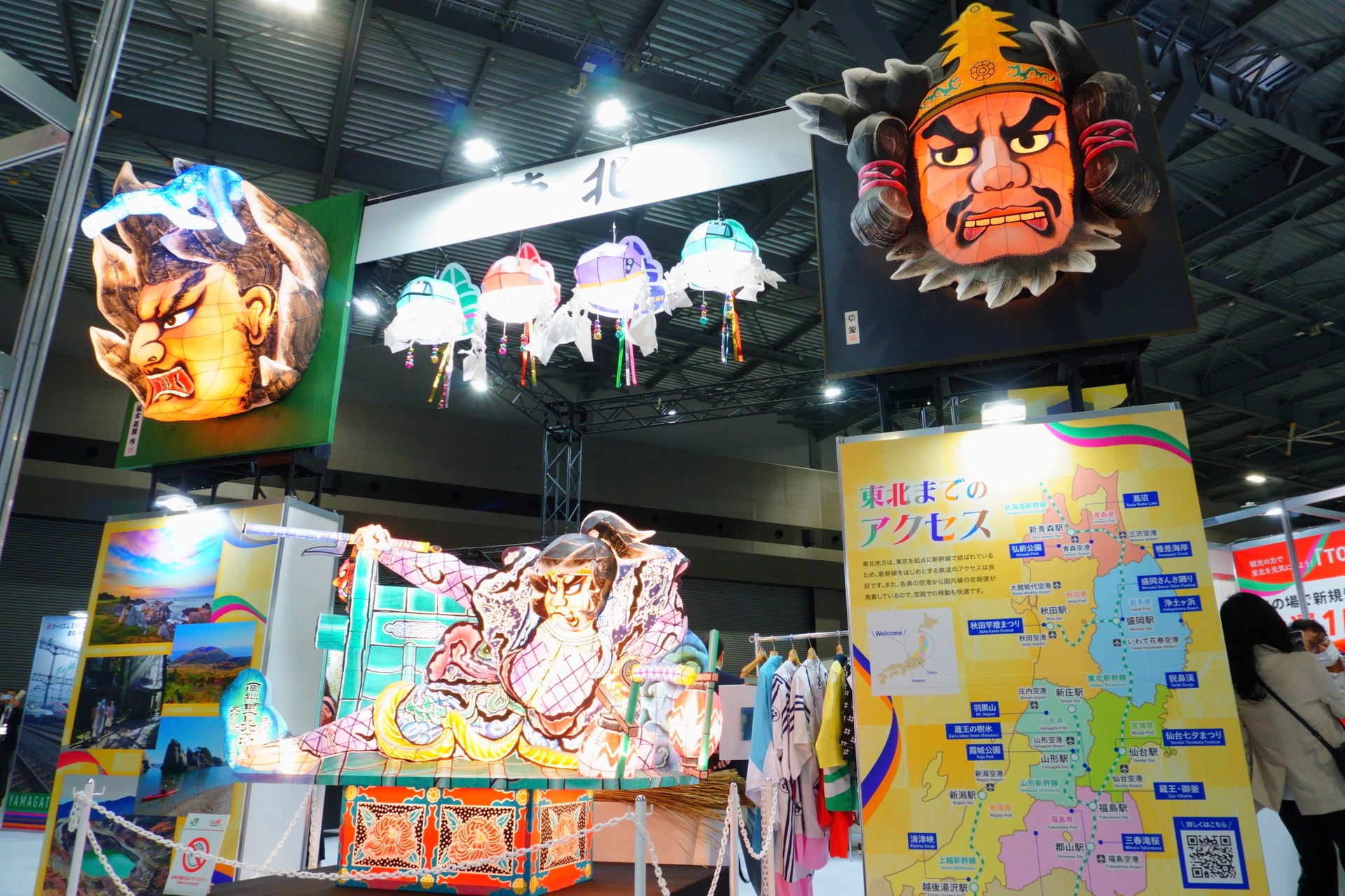 遠くから見てもすぐに分かるねぶたの装飾