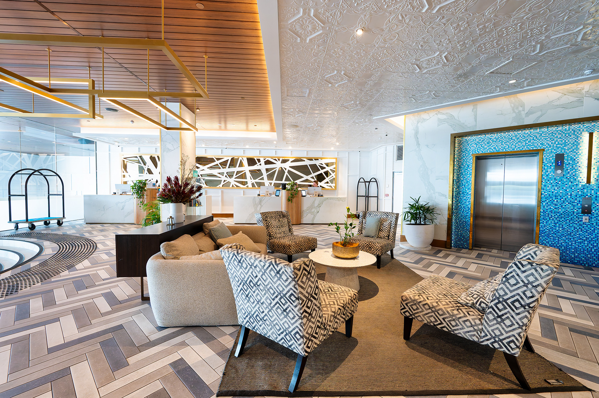 どこへ行くにも便利なロケーションのよさも魅力の1つであるクリスタルブルック・フリン