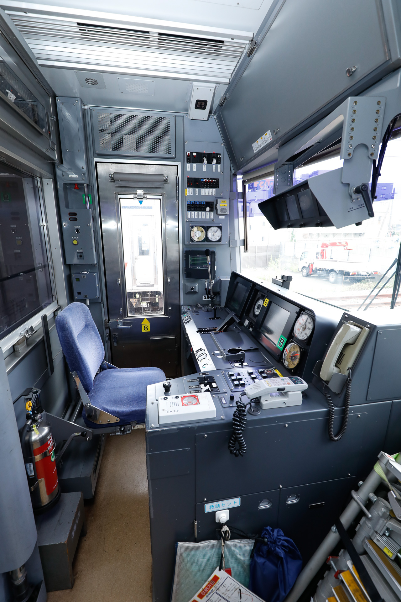 運転台は、今回のリニューアルでは変化はないとのこと