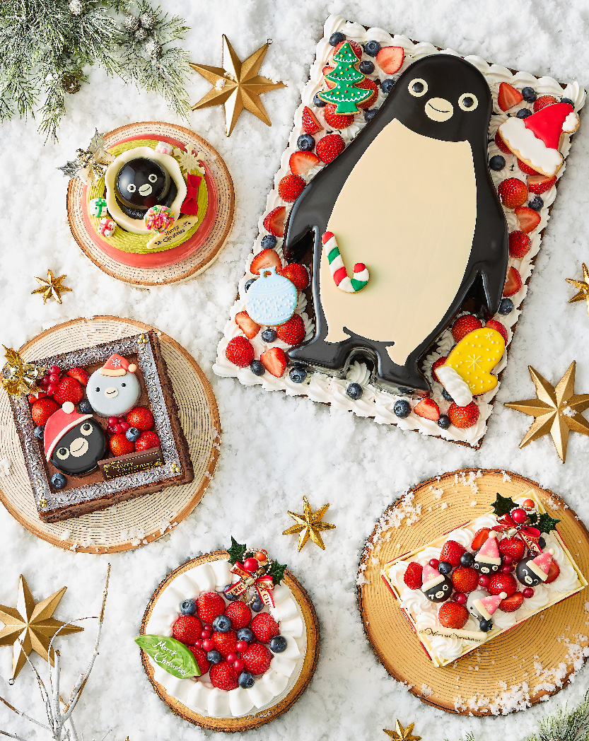 ホテルメトロポリタンのクリスマスケーキが予約スタート。新たなSuicaのペンギンケーキも登場