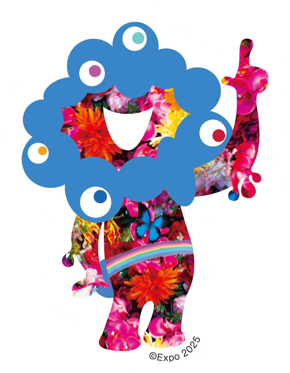 蜷川実花デザインのミャクミャクステッカー、「Better Co-Being