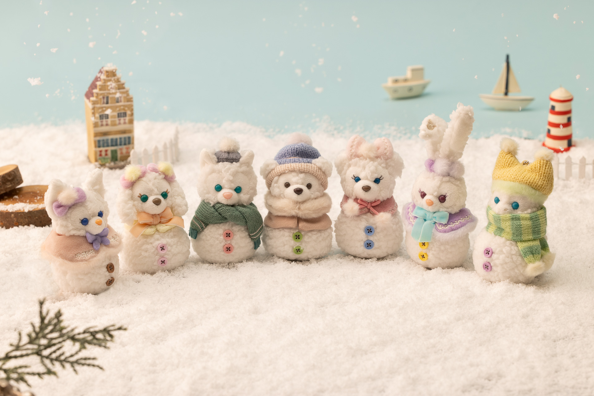 東京ディズニーシーは、スノーマンに扮したダッフィー＆フレンズ新作グッズを発売する
