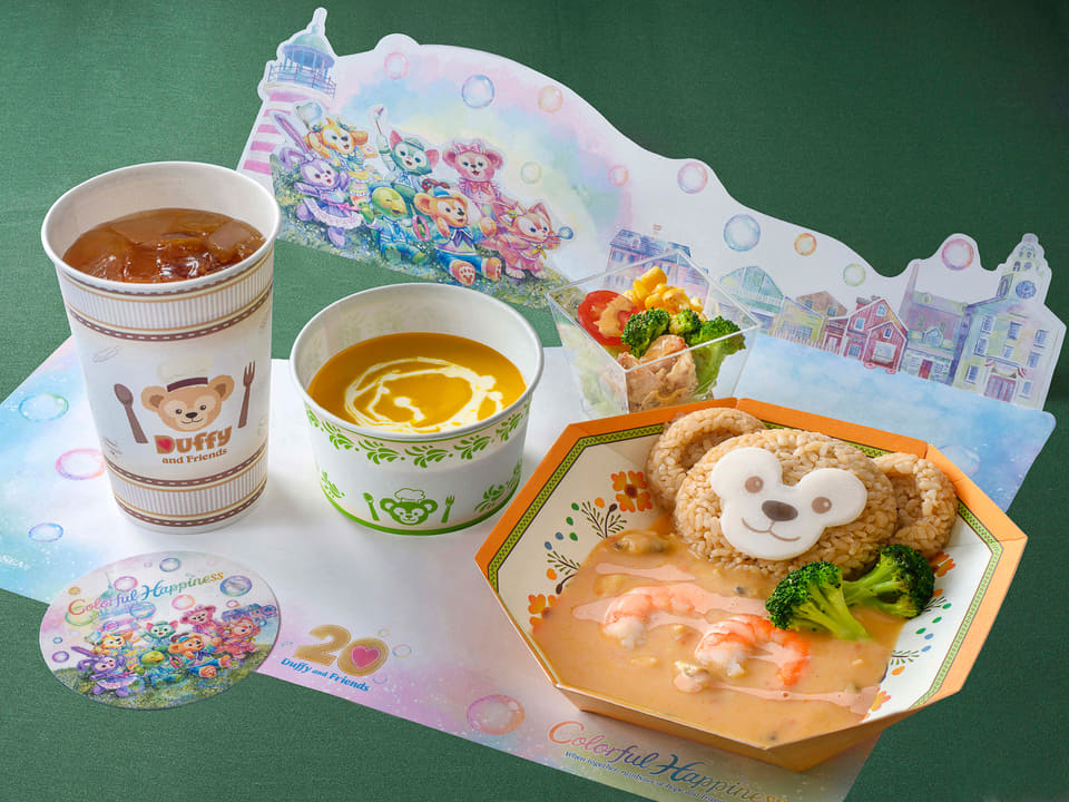 オル・メル色のドリンク初登場！ 冬限定「ダッフィー＆フレンズ