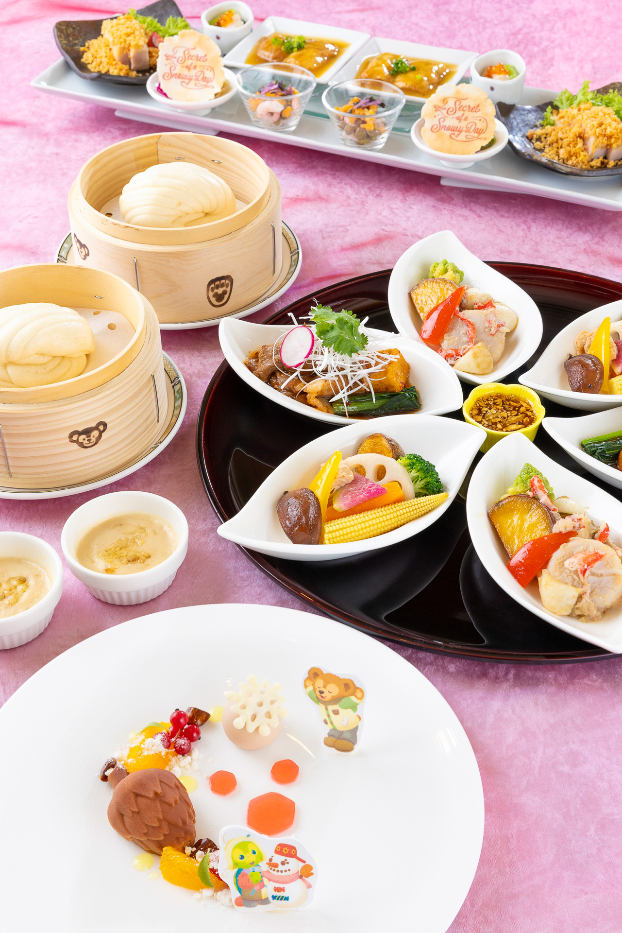 「“ダッフィー＆フレンズのシークレット・オブ・スノーウィーデイ”カントニーズランチ」（7500円）